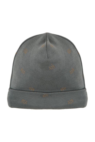 2 gorros em algodão biológico Cinzento