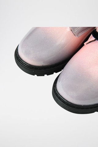 Botins tie and dye - Rosa e cinzento
