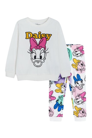 Sweat e calças de treino Daisy Disney - Branco e rosa