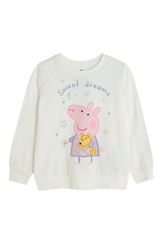 Sweat e calças de treino Peppa Pig - Branco e rosa