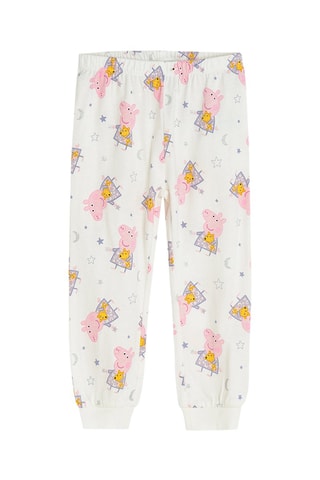 Sweat e calças de treino Peppa Pig - Branco e rosa