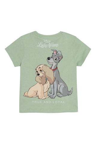 T-shirt La Belle et le Clochard Disney - Vert d’eau