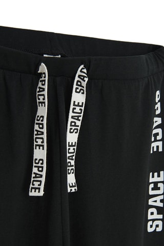 T-shirt e calças de treino NASA - Preto