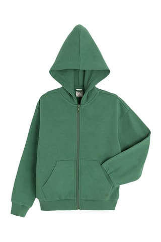 Sweat com capuz - Verde