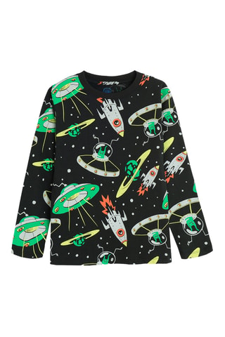2 t-shirts - Vert et noir