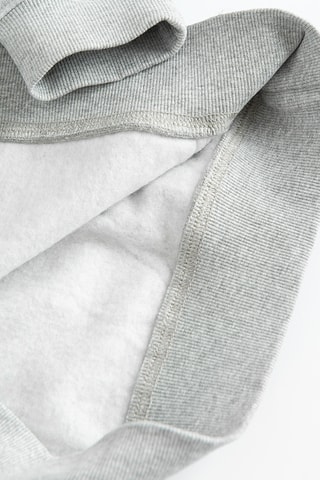 Sweat com capuz - Cinzento mesclado