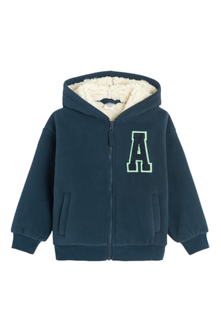 Sweat com capuz - Azul-marinho