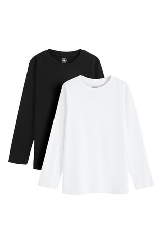2 t-shirts - Preto e branco