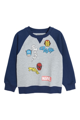 Sweat Avengers Marvel - Gris clair