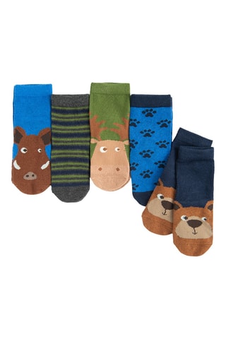 5 paires de chaussettes - Bleu