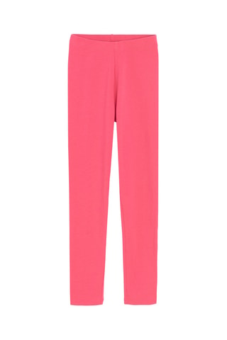 Vestido e leggings - Verde e rosa