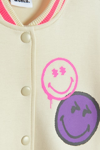 Teddy Smiley - Bege e rosa