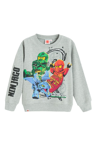 Sweat Ninjago Lego - Cinzento-claro mesclado