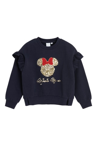 Sweat Minnie Disney - Azul-marinho
