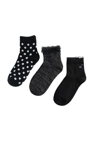 3 paires de chaussettes - Noir