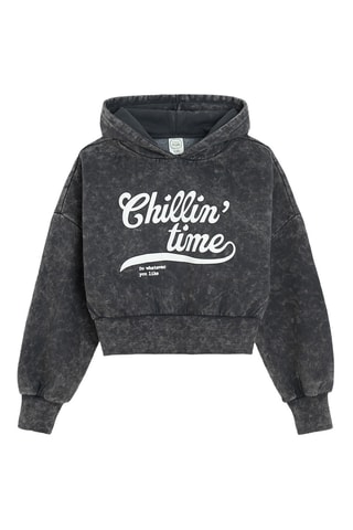 Sweat com capuz - Preto