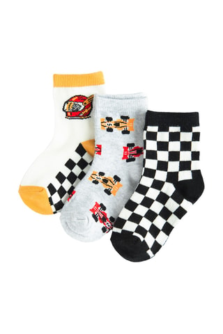 3 paires de chaussettes - Blanc et noir