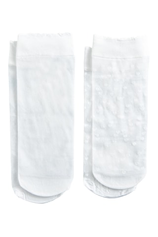 2 paires de chaussettes - Blanc