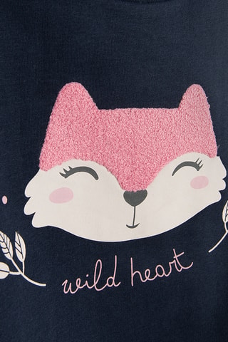 Sweat - Rosa e azul-marinho