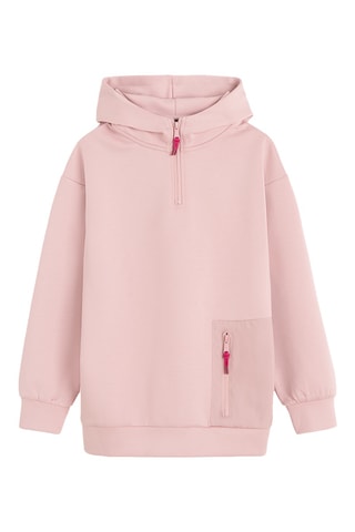 Sweat com capuz - Rosa