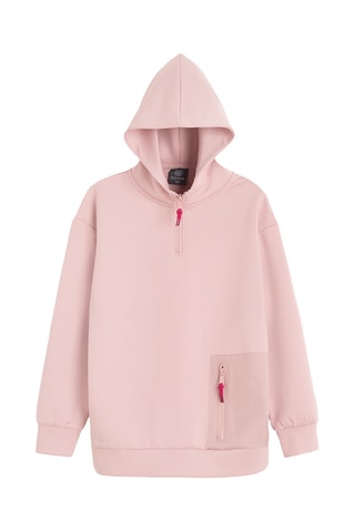 Sweat com capuz - Rosa