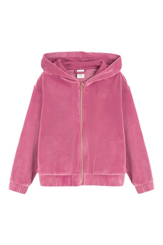 Sweat à capuche - Rose foncé