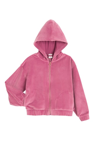 Sweat à capuche - Rose foncé