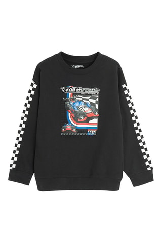 Sweat Hot Wheels - Preto