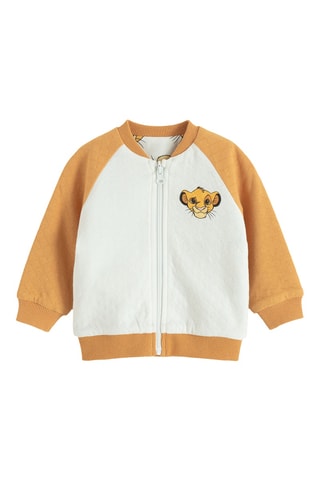 Bomber reversível Simba O Rei Leão Disney - Amarelo
