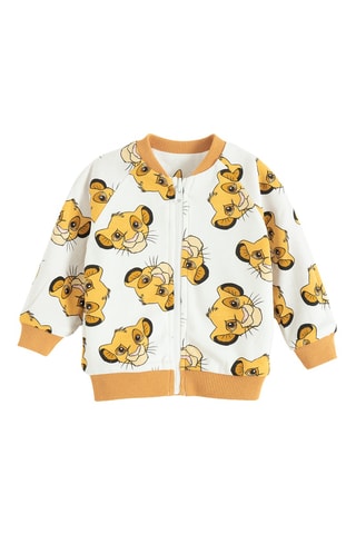 Bomber reversível Simba O Rei Leão Disney - Amarelo