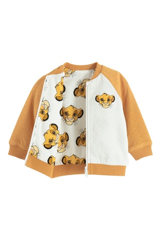 Bomber reversível Simba O Rei Leão Disney - Amarelo