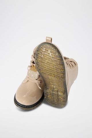 Botins envernizados - Bege