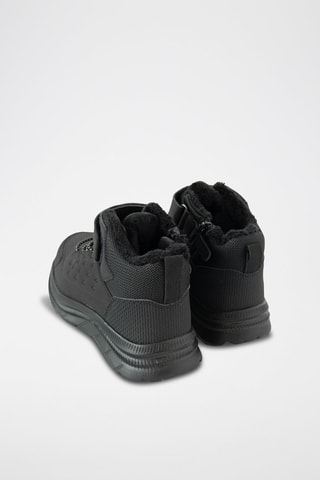 Sapatilhas subidas forradas - Preto