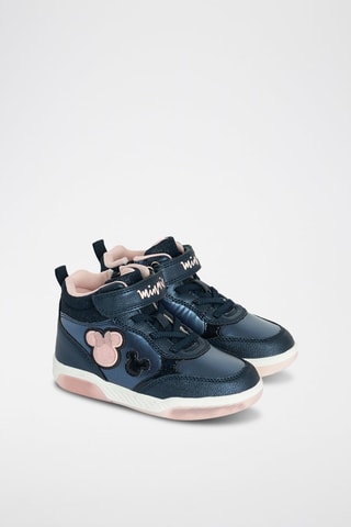 Sapatilhas subidas Minnie Disney - Azul