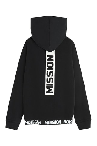 Sweat com capuz NASA - Preto