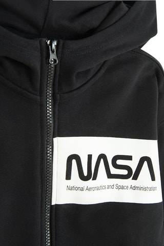 Sweat com capuz NASA - Preto