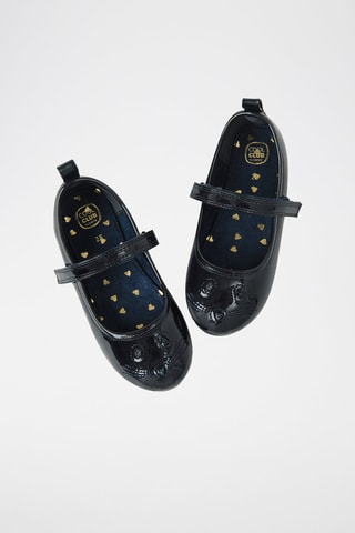 Sabrinas envernizadas - Azul-marinho