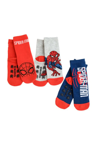 3 paires de chaussettes Spider-Man Avengers Marvel - Multicolore