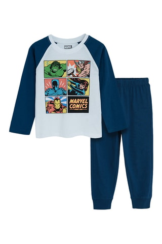 Pijama Avengers Marvel - Azul-marinho
