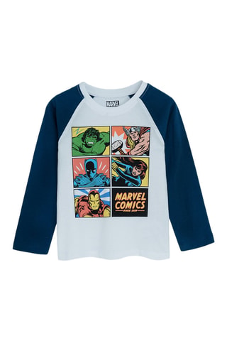 Pijama Avengers Marvel - Azul-marinho
