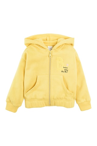 Sweat à capuche - Jaune