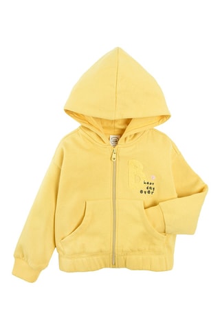 Sweat à capuche - Jaune