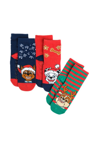 3 paires de chaussettes Pat’ Patrouille - Multicolore