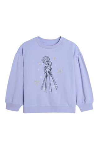 Sweat Elsa La Reine des Neiges Disney - Violet