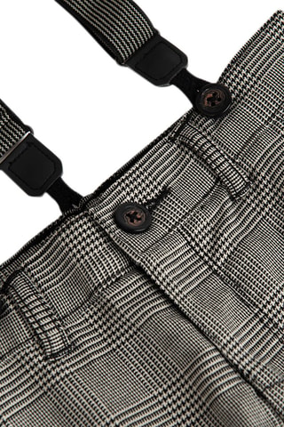 Pantalon et bretelles - Ecru