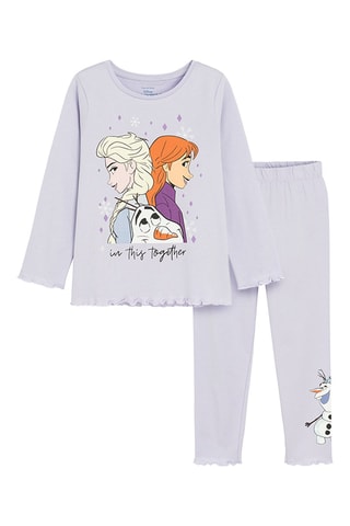 Pyjama La Reine des Neiges Disney - Mauve