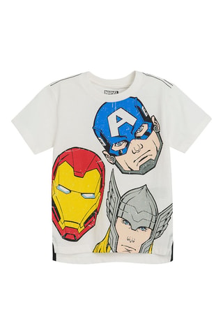 T-shirt Os Vingadores Marvel - Branco