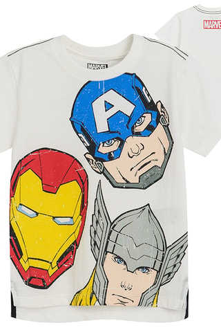 T-shirt Os Vingadores Marvel - Branco