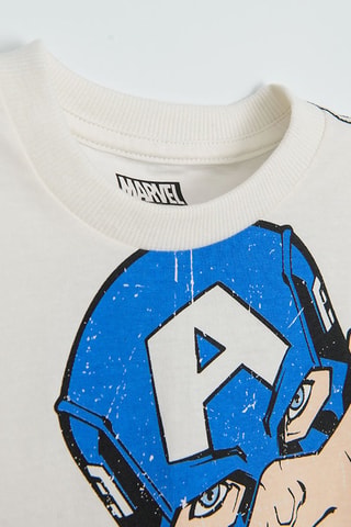 T-shirt Os Vingadores Marvel - Branco