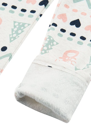 Legging Beige et vert d’eau